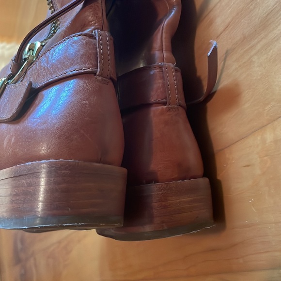 Coach brown leather knee boot - Picture 3 of 8